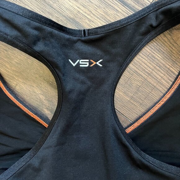 VSX Victoria's Secret Sports Tank Size Large Women's Black Athletic Top - Picture 8 of 9